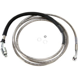 Drag Specialties Stainless Steel Hydraulic Clutch Line For Harley Motorcycles 2013-2016