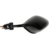 EMGO 0640-0353 20-43051 OEM-Style Replacement Mirror Mirror - Side View - Rectangle - Black - Right