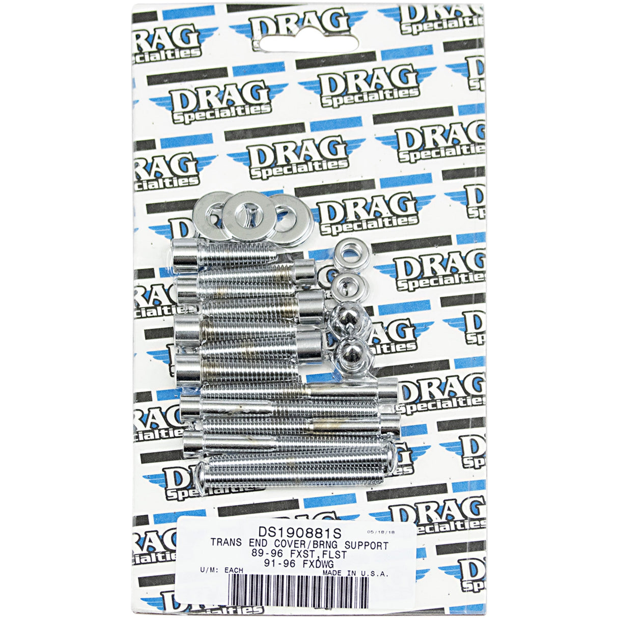 DRAG SPECIALTIES Bolt Set Transmission - End Softail