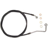 Magnum Shielding XR Stainless Upper Brake Line Black For Harley Touring 2014-2024