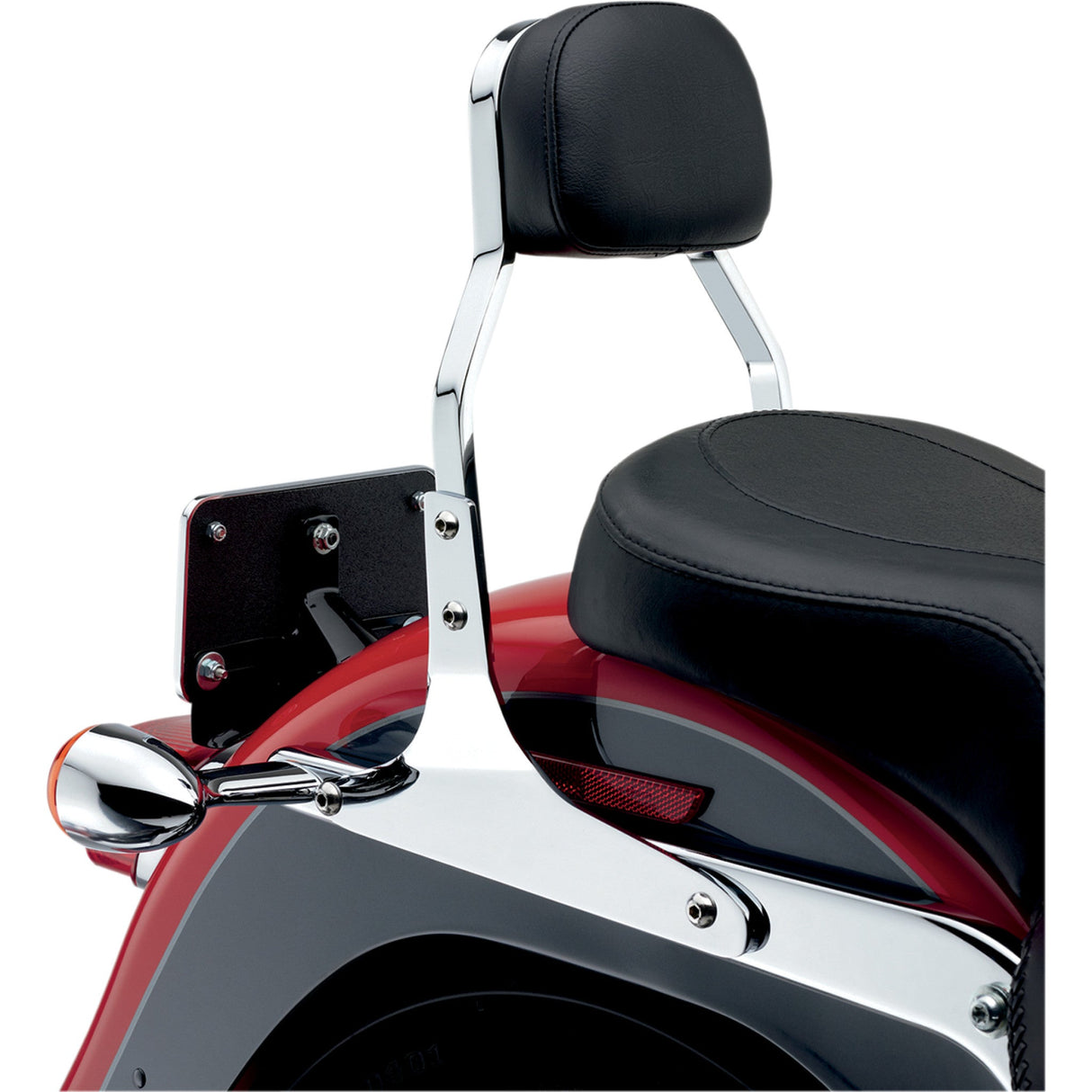 COBRA 1501-0357 602-1100 Square Sissy Bar - Mini Sissy Bar - FLST/FXST