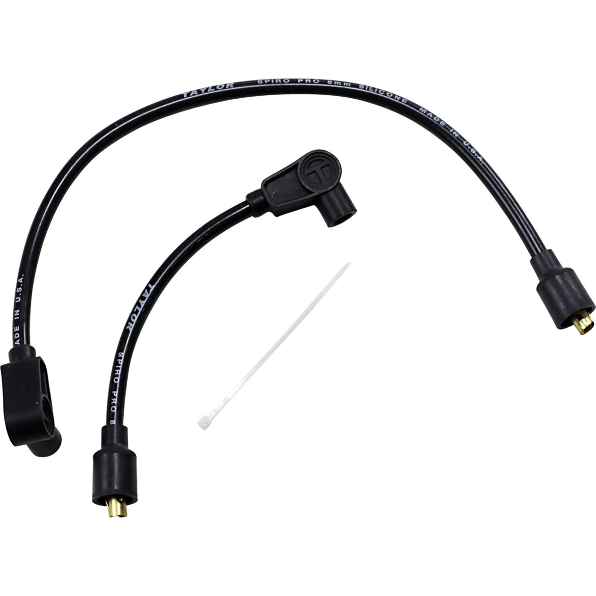Sumax Custom-Fit Spark Plug Wire Kit 8 Mm Black - 77031 For Harley Motorcycles 1965-1999