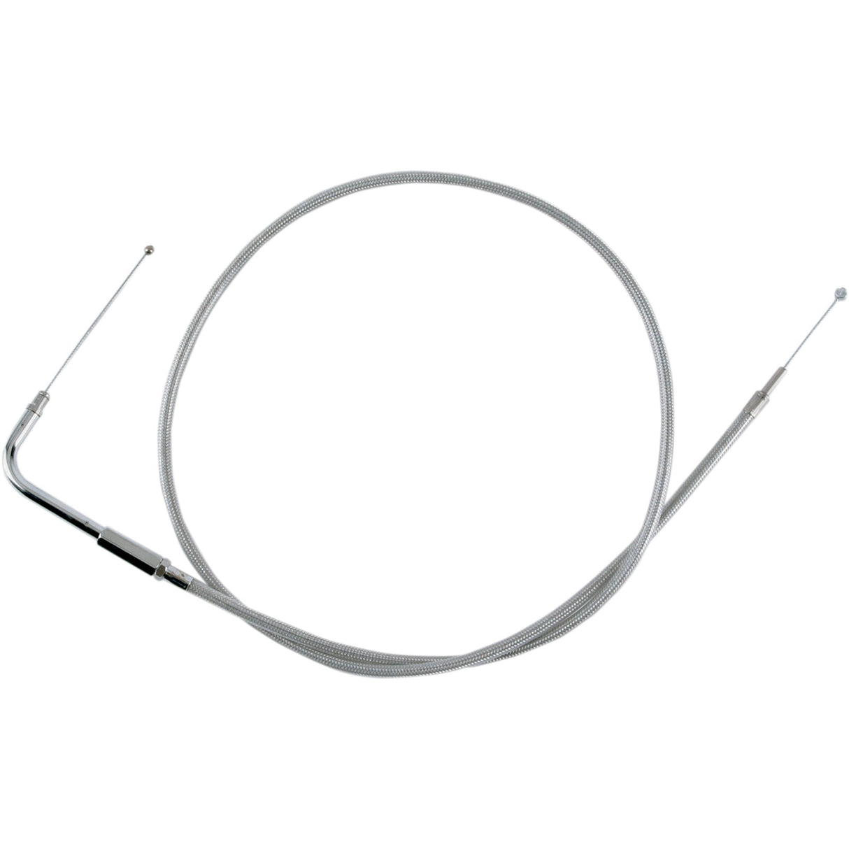 DRAG SPECIALTIES 0650-0414 Stainless Braided Throttle Cable 42-1/2"