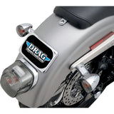 DRAG SPECIALTIES Radius Three-Bolt Style License Plate Mount Assembly