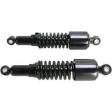EMGO 1310-1212 17-05693B Custom Shorty Shocks with shroud - black body/black spring finish - eye lowering