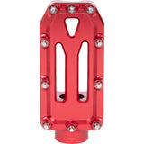 THRASHIN SUPPLY CO. 1610-0763 TSC-2221-2 Aggressor Brake Pedal red - touring