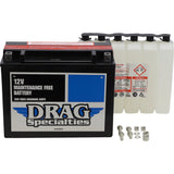 DRAG SPECIALTIES 2113-0212 AGM Maintenance-Free Battery AGM Battery - YTX24HLBS