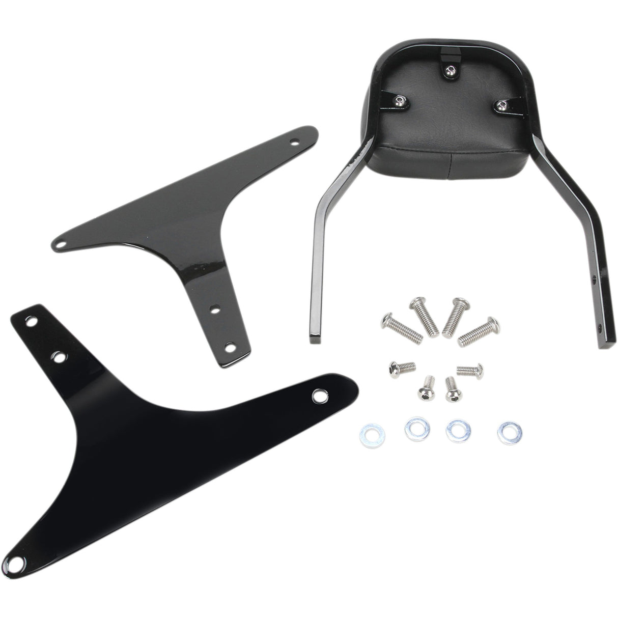 COBRA 1501-0452 602-1101B Square Sissy Bar - Mini Sissy Bar - Black - Softail