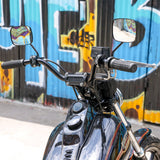 THRASHIN SUPPLY CO. 0602-1046 TSC-6525-1 Handlebar Riser - Risers - Pull Back - 6-1/2" - Black