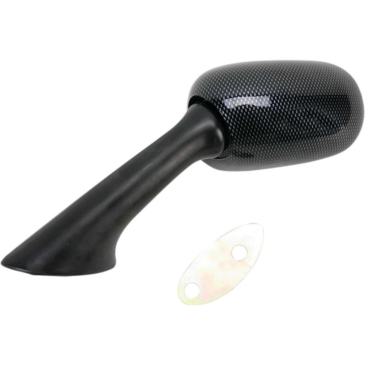 EMGO 2087072 20-87072 Carbon Fiber Mirror Mirror - Side View - Carbon Fiber - Rectangle - Left - Honda