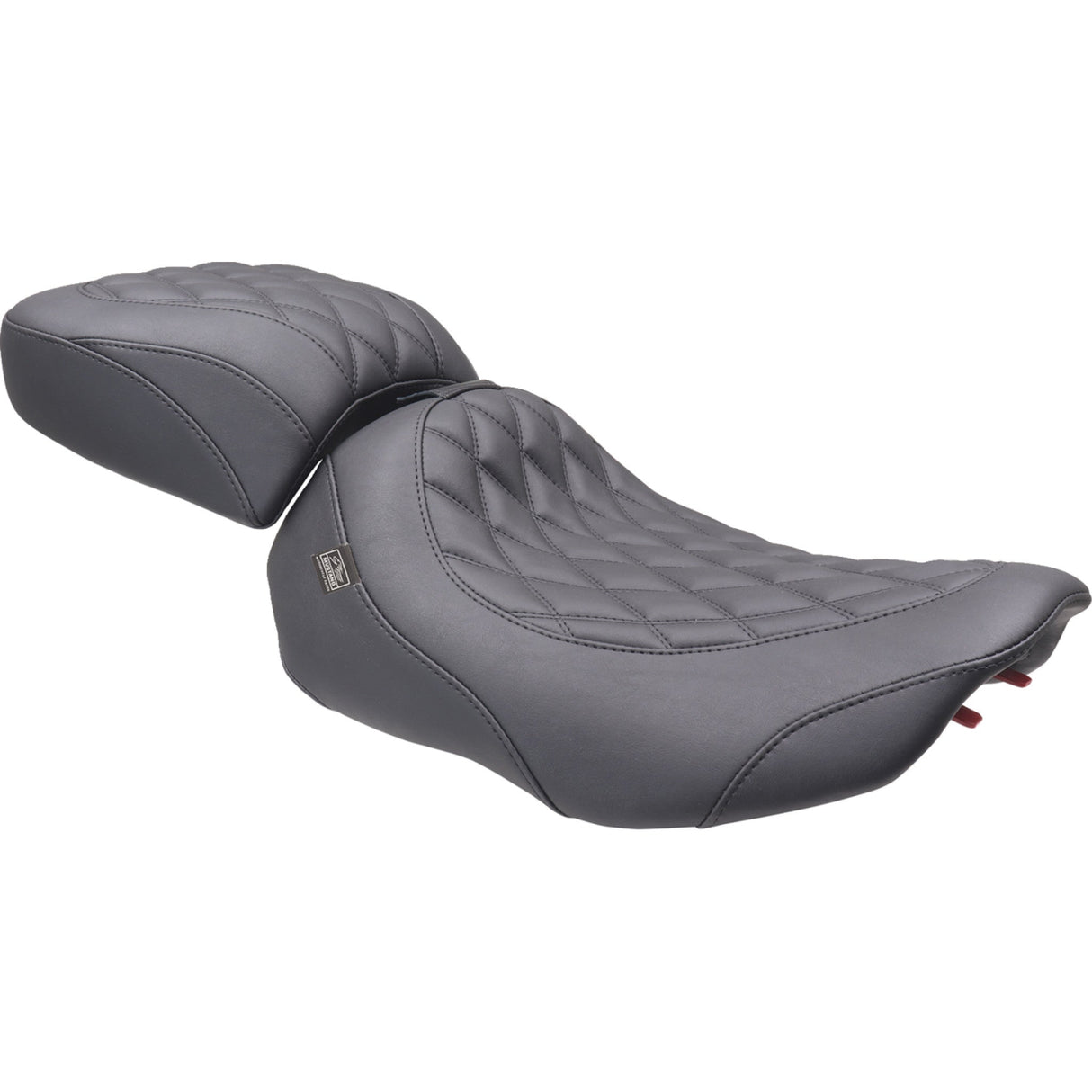Mustang Wide Tripper™ Solo Seat Solo Black Stitching - 89503 For Harley Touring 2023-2026