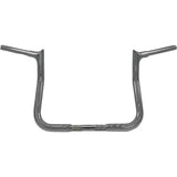 FAT Baggers INC. 1-1/4" EZ Install Pointed Top Handlebar Reduced Reach 11" Chrome - 905011 For Harley Touring 2008-2021