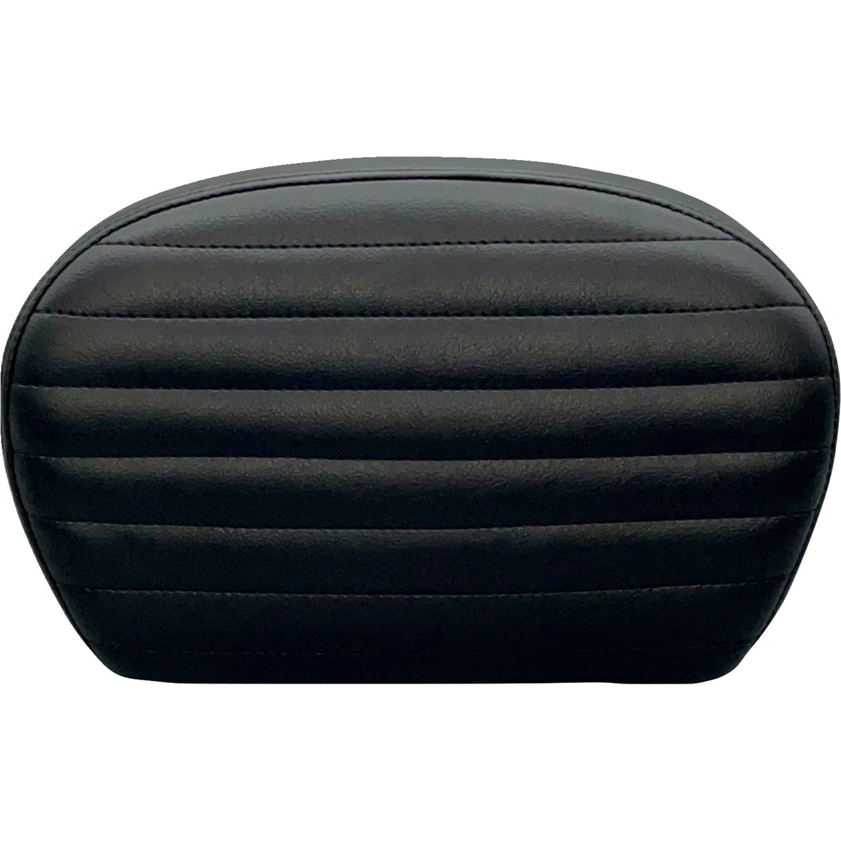 LePera Sissy Bar Pad Large Pleated Dull Black - L-SBP01PT-DULL For Harley Motorcycles 2008-2022