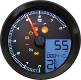 Koso North America 27-5797BK BA051211 SPEEDO / TACH BLK BEZEL LCD COLOR CHANGE DISPLAY