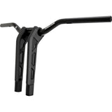 PERFORMANCE MACHINE (PM) 0602-1566 0208-2197M-SMB Phatbar & Riser Kit internal wiring/gauge mount holes - 11-1/2" - black ops