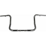 FAT BAGGERS INC. 0601-6366 943012 1-1/4" EZ Install Round Top Handlebar - Rounded Top - 12" - Chrome