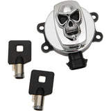 DRAG SPECIALTIES 2106-0420 Skull ignition Switch Ignition Switch - Skull - Chrome