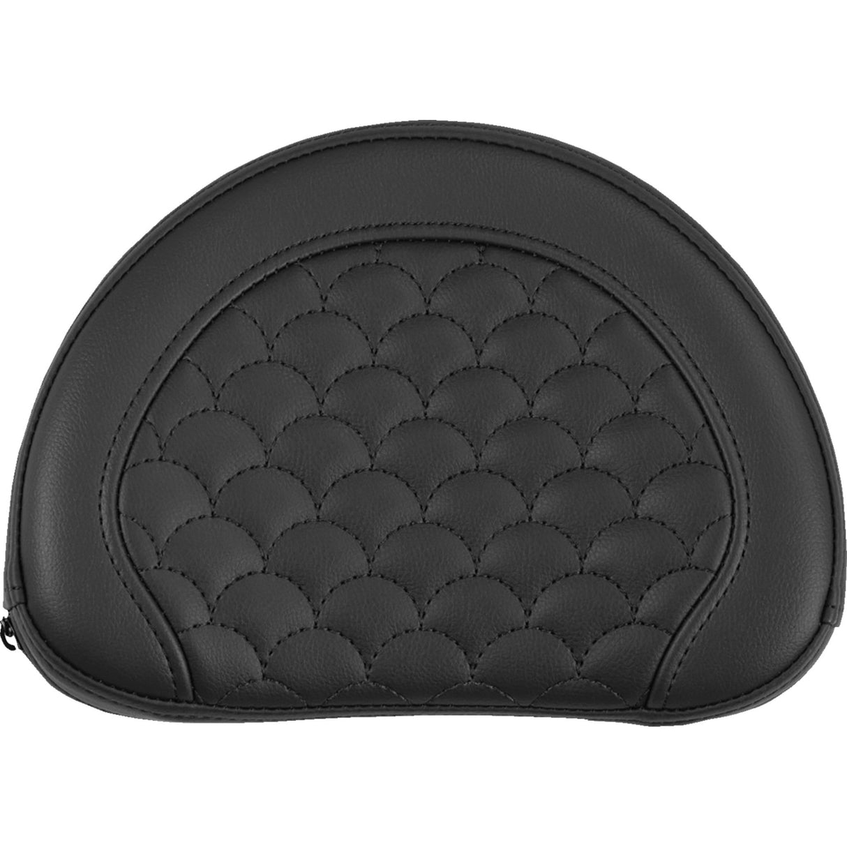 SADDLEMEN 0822-0677 051320900 Contoured Sissy Bar Pad dragon scale - black stitch