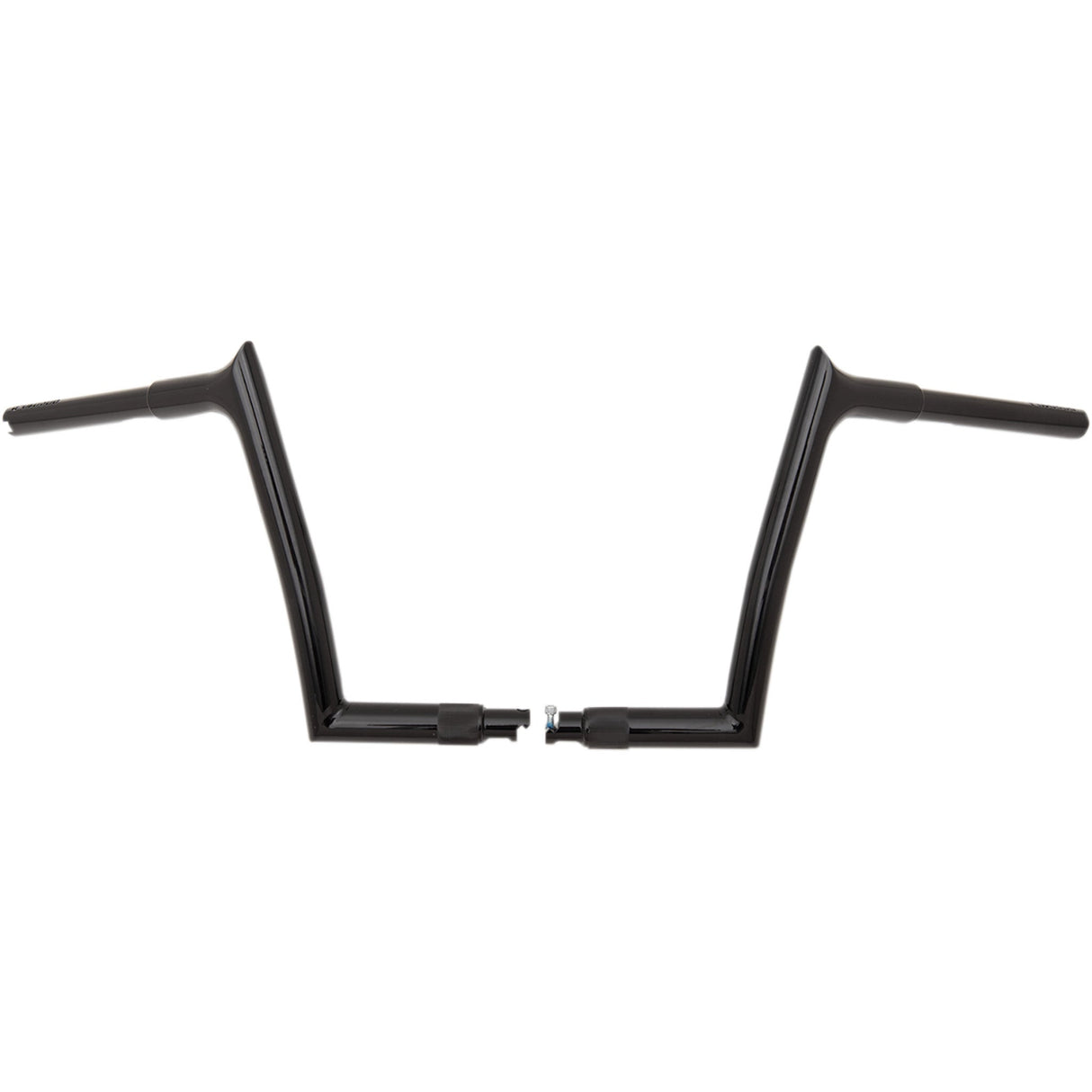 FAT Baggers INC. 1-1/4" EZ Install Pointed Top Handlebar 10" Black - 908010-B For Harley Motorcycles 2007-2025
