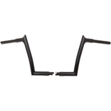 FAT Baggers INC. 1-1/4" EZ Install Pointed Top Handlebar 10" Black - 908010-B For Harley Motorcycles 2007-2025