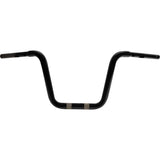 LA Choppers Twin Round Handlebar 1-1/4" X 10" Black - LA-7348-10B For Harley Road Glide 2023-2026