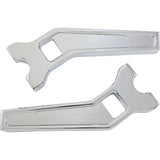 LA CHOPPERS 0602-1417 LA-7481-08C Performance Risers - Pullback - 8" x 1-1/4" - Chrome