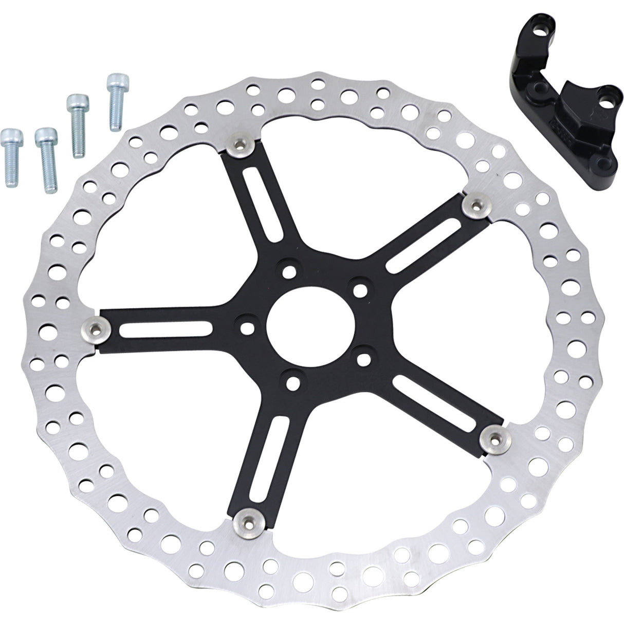 Arlen Ness Big Brake Jagged Floating Rotor Kit 15" Fxlr Fxbb Left - 02-996 For Harley Softail 2018-2024