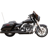 S&S Cycle 2-Into-1 Sidewinder Exhaust System 50 State Black - 550-0772 For Harley Touring 2007-2016