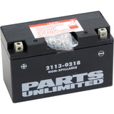 PARTS UNLIMITED 2113-0218 Factory-Activated AGM Maintenance-Free Battery AGM Battery - YT7B-BS
