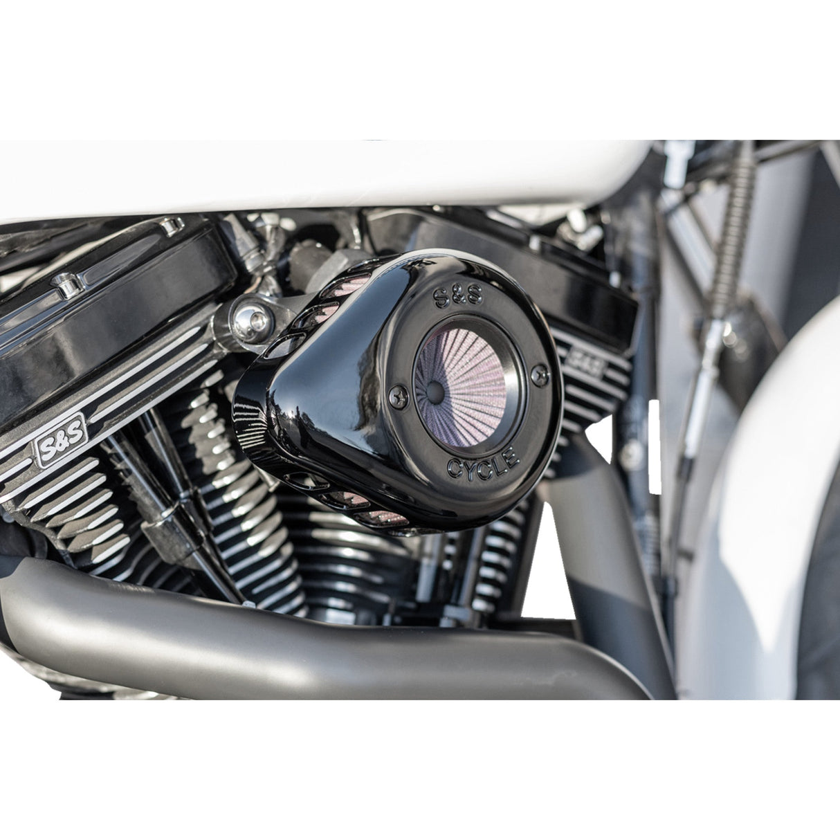 S&S CYCLE 1010-2966 170-0722A Air Stinger Stealth Air Cleaner Kit - Black