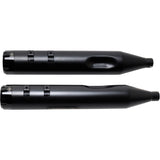 S&S Cycle 4-1/2" MK45 Performance Mufflers Black With Black Thruster - 550-0621 For Harley Touring 1995-2016