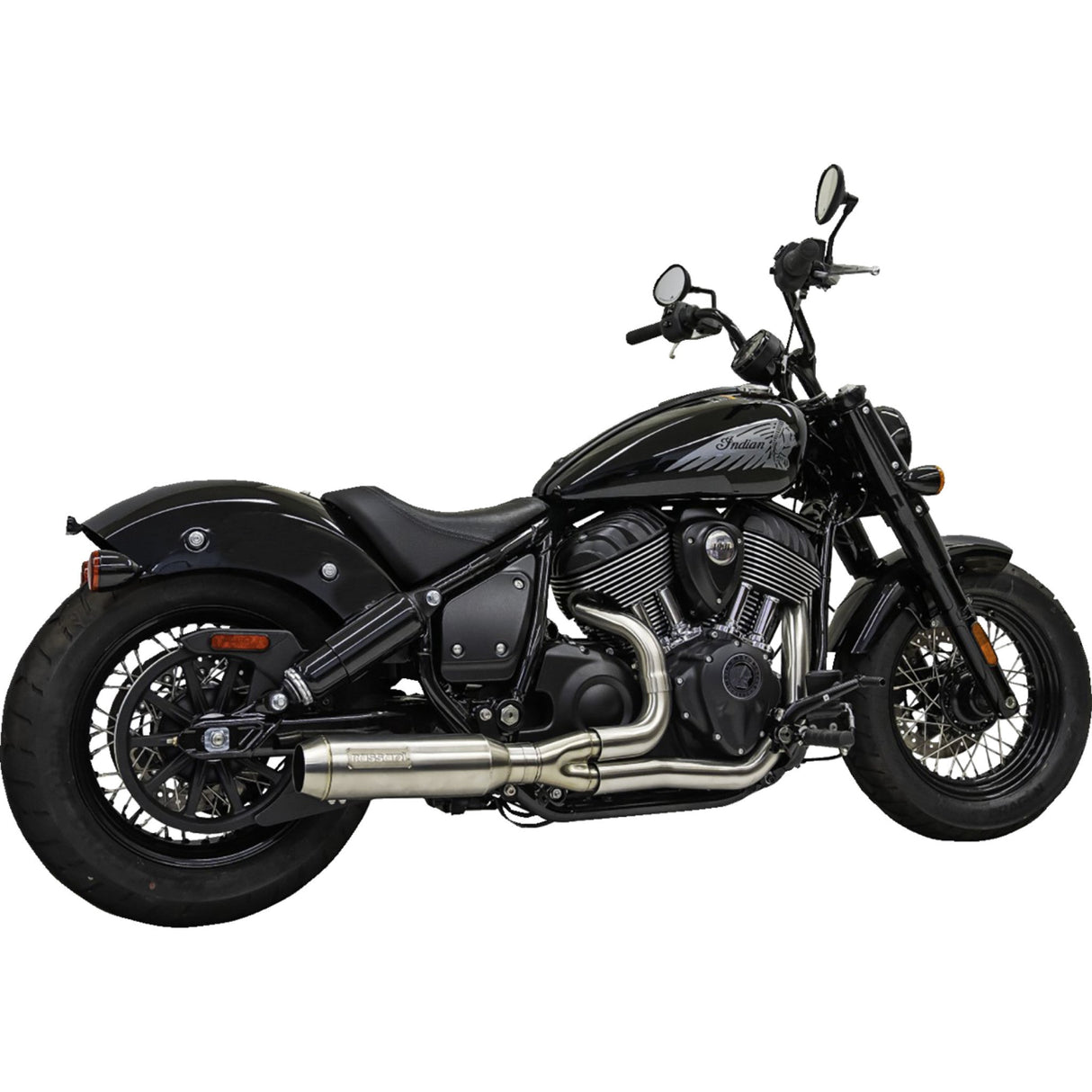 Bassani Xhaust 2-Into-1 Exhaust System - 8H12SS For Indian 2022-2025