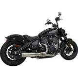 Bassani Xhaust 2-Into-1 Exhaust System - 8H12SS For Indian 2022-2025
