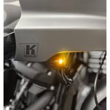 Kodlin USA Neowise Bullet Smooth 2-1 LED Turn Signal Black - K68532 For Harley Softail Low Rider 2022-2025