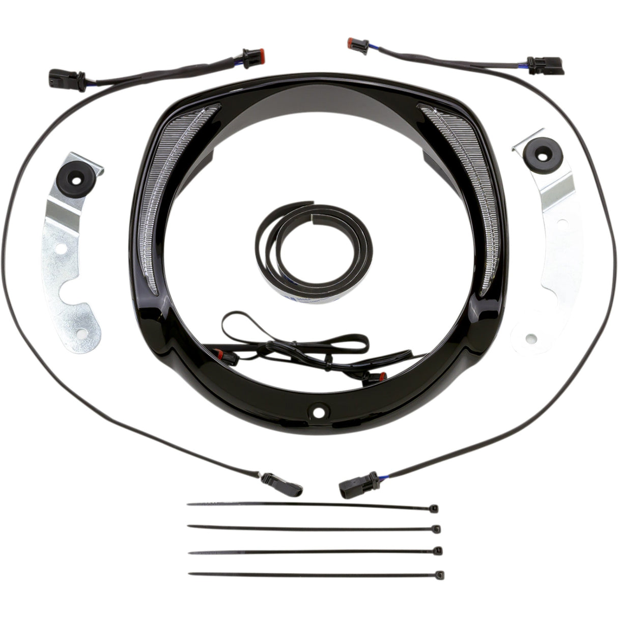 CIRO 2040-2763 45206 Fang® Headlight Bezel - Black