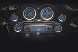 Koso North America HD-02 Series Gauge Kit Silver Bezel OIL Temp - BA050905 For Harley Touring 2004-2013