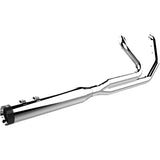 Khrome Werks 2-Into-1 Outlaw-SR Exhaust System Chrome Without End Cap M8 Touring - 200770-SR For Harley Touring 2017-2026