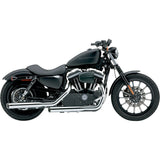 Cobra 3" Slashcut Slip-On Mufflers Chrome - 6030 For Harley Sportster 2004-2013