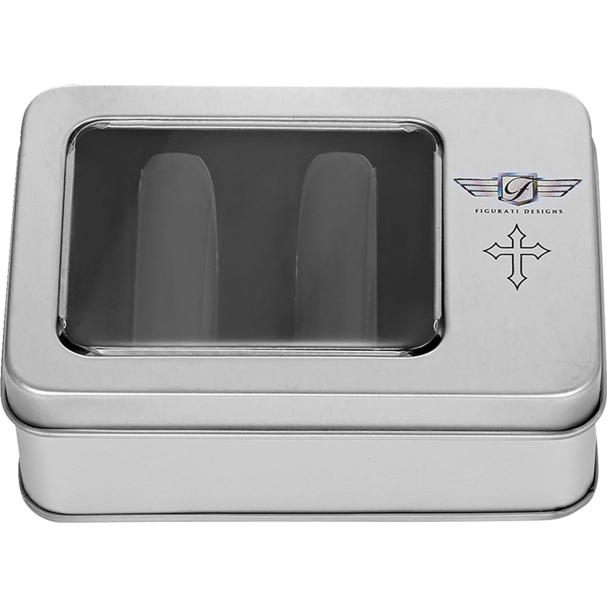 FIGURATI DESIGNS 3550-0348 FD41-DC-2545-BK Docking Covers cross - long - black