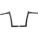 FAT Baggers INC. 1-1/4" EZ Install Pointed Top Handlebar 12" Black - 908012-B For Harley Motorcycles 2007-2025