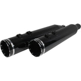Khrome Werks 4-1/2" HP-Plus® Slip-On Mufflers Obsidian Tracer - 202640 For Harley Touring 2017-2026