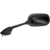 EMGO 0640-0188 20-80562 OEM-Style Replacement Mirror Mirror - Side View - Rectangle - Black - Left