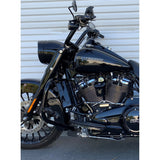 Ultracool Side Mount Oil Cooler Kit Frame Mount Oil Cooler Kit Gloss Black M8 Touring Trike - SMT8-1G For Harley Touring 2017-2023