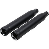 Cobra Neighbor Hater Slip-On Mufflers 3" Raven Black Fat Boy - 6041B For Harley Softail 2007-2017