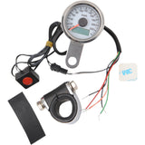DRAG SPECIALTIES Programmable Mini Electronic Speedometer with Odometer/Tripmeter