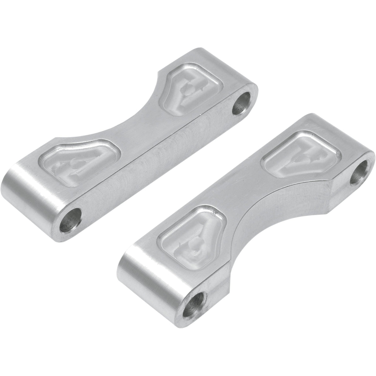 Klock Werks Tire Hugger Front Fender Mounting Block For 21" Wheels Satin - KWFS-01-0102 For Harley Touring 1983-2013