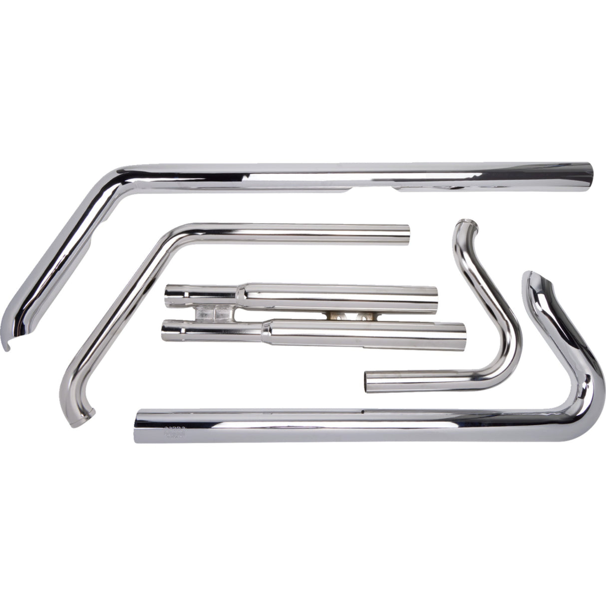 COBRA 1800-0087 6850 Speedster Slashdown Exhaust System - Chrome - '86-'06 Softail