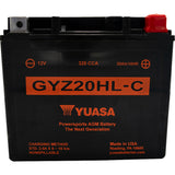 YUASA 2113-0975 YUAM720GHC GYZ Factory-Activated AGM Maintenance-Free Battery AGM Battery - GYZ20HLC