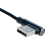 RIDEPOWER 3807-0638 RP90DEGUSBLHT18 90° USB to 90° Lightning Cable charger - single-end - 18"