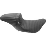 LePera Kickflip Seat — Pleated With Gripp Tape Black - LK-597PTGP For Harley Touring 2008-2023